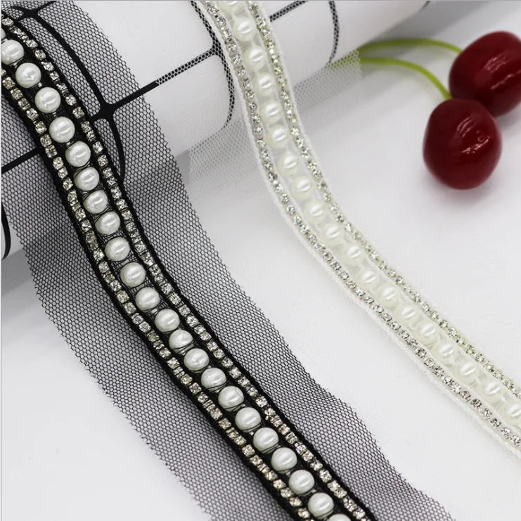 2024 Popular Eco-Friendly 3D Beaded Lace Fabric Thin Lace Frontal for Garment Decoration
