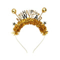 Pafu  New Year's Eve Celebration Party Gifts New Year's Tiara for woman  Alloy Disco Ball Glitter Crown Headpiece