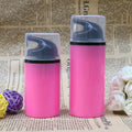 Small Plastic Packaging 50ml 80ml Pink Green Purple Luxury Design Airless Lotion Pump Plastic Bottle