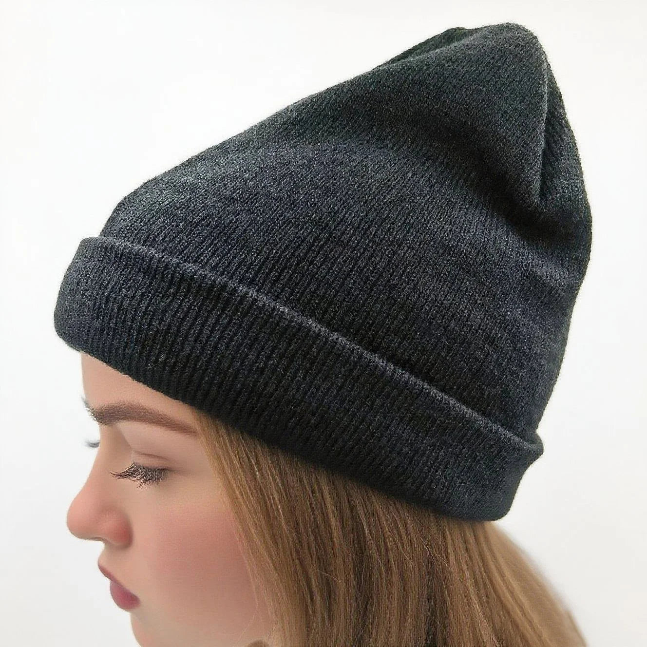 Black EMF Protection Beanies Cap Unisex Faraday Hat Anti Microwave WIFI Cell Phone Radiation Blocking Stretch Beanie