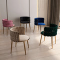 Nordic Light Luxury Home Backrest Chair Makeup Leisure Outdoor Dining Chair