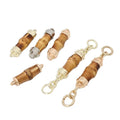 Bamboo Fringe Charm Connector - 8 Styles Bag Hanger Pendant for Purse Shoes Keychain DIY Accessories Wholesale