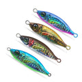 MISTER JIGGING 30g 40g 60g 80g 3D Eyes 3D Print Laser Reflection S-Curve Luminous Metal Jig Fishing Lure