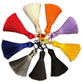 8cm Silk Tassel Fringe Key Chain for Party Bag Tassels for Bag Decoration Tassel Keychain