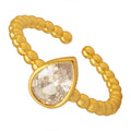 Hot Sell Oxidized Brass Ring at Wyndsor With  Custom Elegant Rhinestones Solid Brass Ring