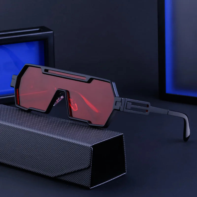 2267 2023 Luxury Metal Classic Shades UV400 Brand Design Sunglasses Square Men Women Punk  Sunglasses Gafas De Sol