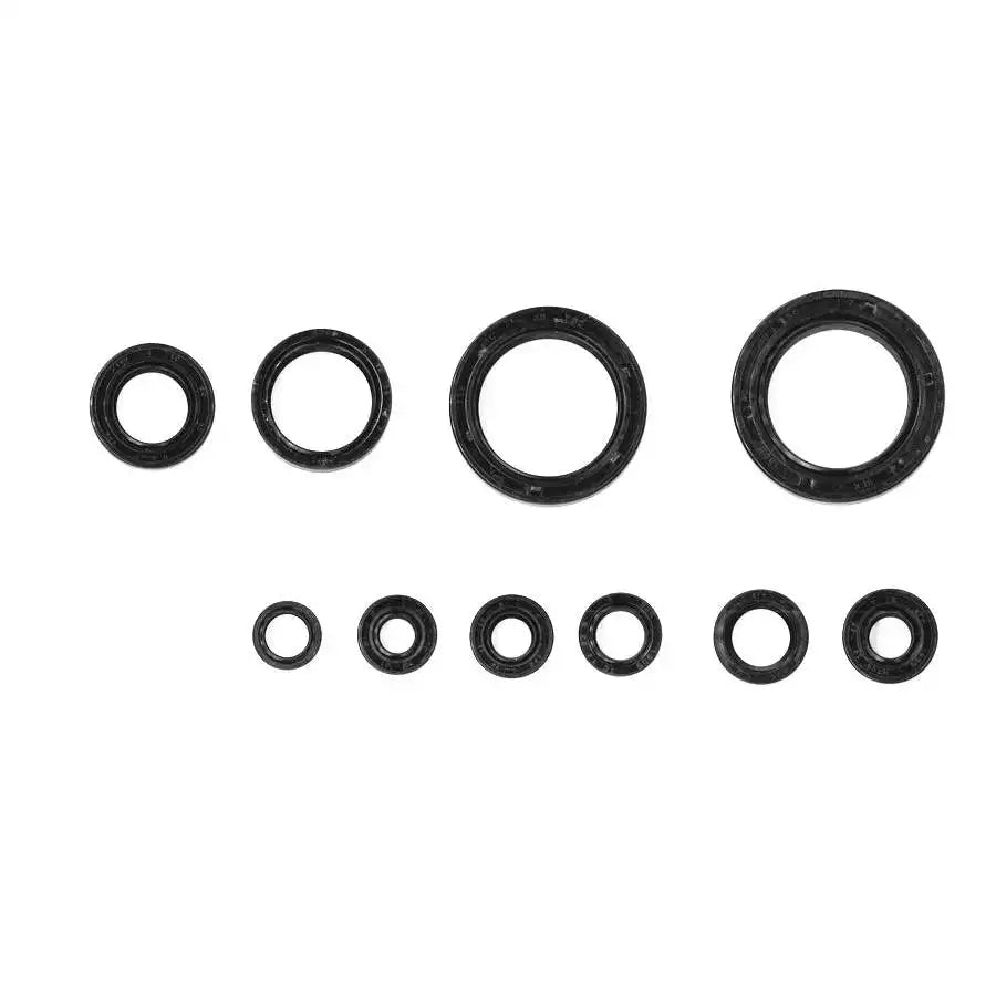 NRTeam CRF 250R 04-09 for Honda Engine Oil Seal Kit Auto Parts Made of NBR Rubber FKM Plastic for Excavator Use