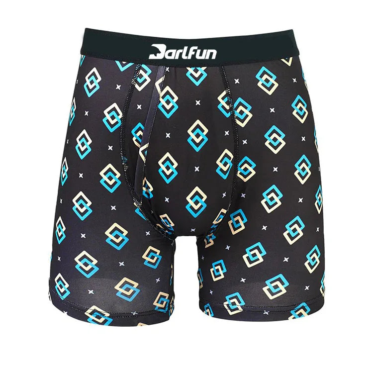Hot Sale Fashion Designer Brand Boxers Shorts 2024 New Graphic Boxer Briefs Breathable Men's Underwear Boxers for Men and Boy