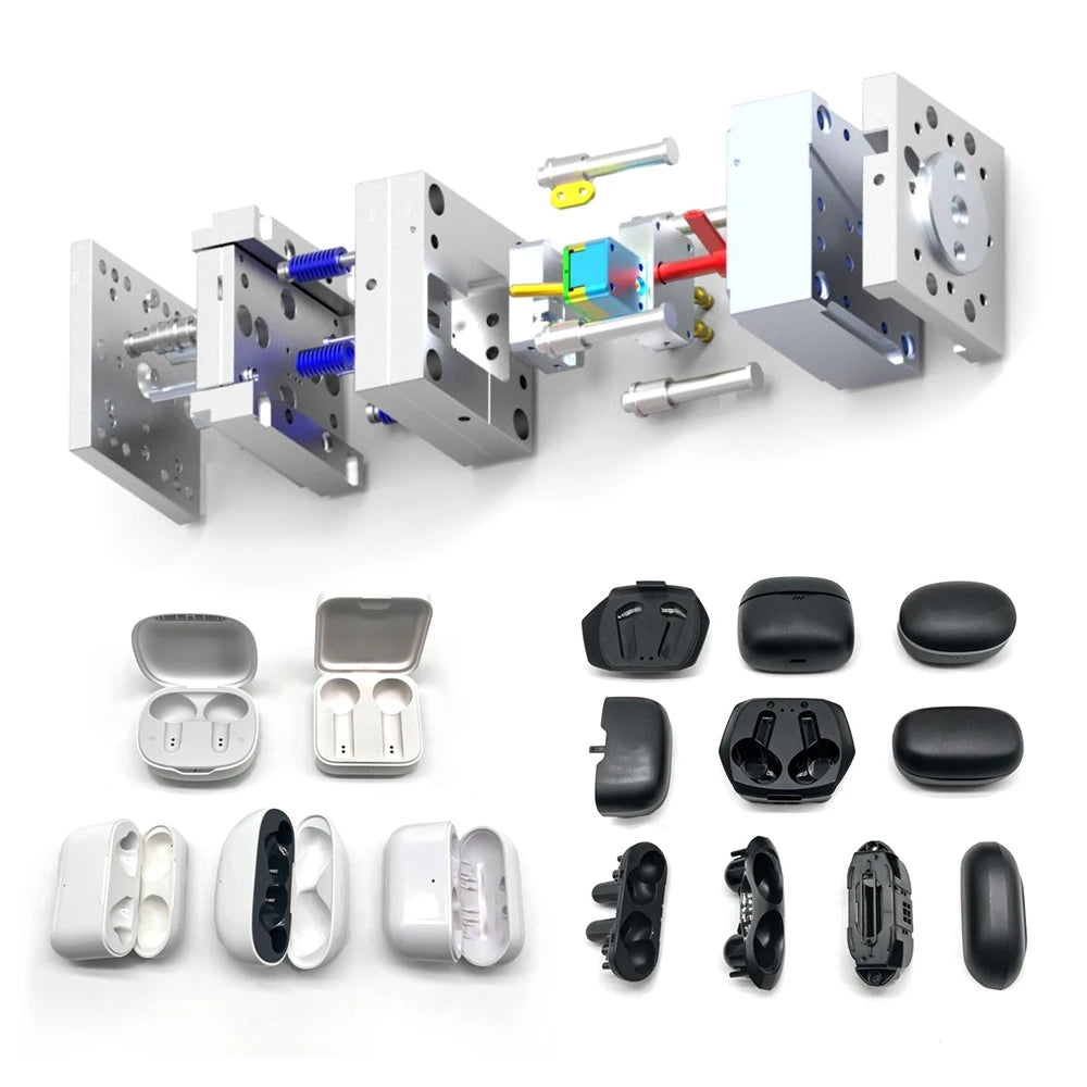 Custom High Precision Plastic Injection Mold Rubber Silicone  Pvc Abs Mould Manufacturer Service Injection Mouldings
