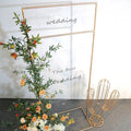 Iron Square Wedding Backdrop Grid Screen Metallic Party Decorations & Supplies for Weddings