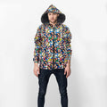 High Quality Personalized Zipper Pockets Fleece Thick Winter Printed Unisex Hoodies