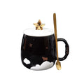 3D starry sky mugs with logo ceramic cup white porcelain cute coffee tea cup