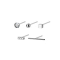 925 Sterling Silver Mix Design Ball/Bar/Sqaure/Zircon Gold Silver Sets Earrings Wholesale