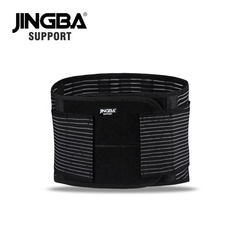 JINGBA Top Selling CE Waist Support Fitness Sports Belt Back Support Lumbar Belts Trainer protection Sweat Band with Metal Bars