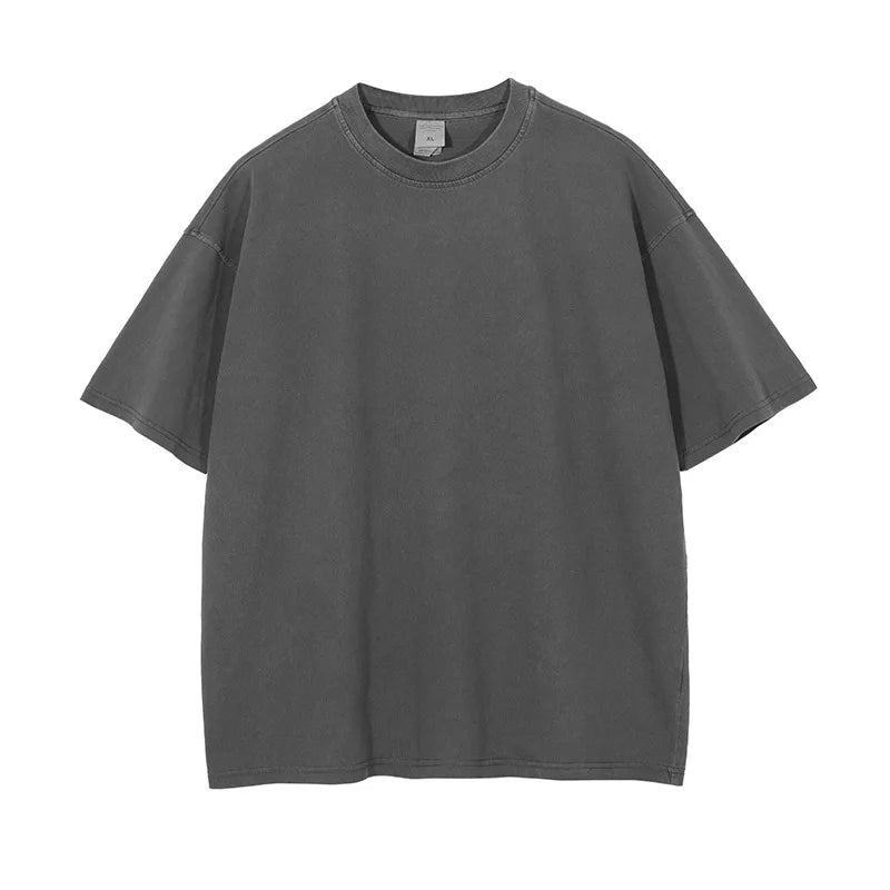 T Shirt Manufacturer Custom New Design Jogging Gym Loose Fit 100% Cotton Oversized Tee Shirt Coton Acid Wash T Shirt for Men