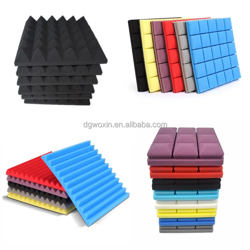 WOXIN 2025 Modern Design Pyramid Acoustic Foam Panels Hot Sale Sound Absorbing Foam Polyester Acoustic Panel for Soundproofing