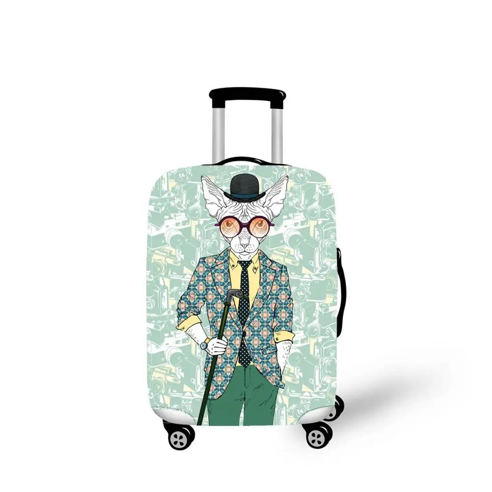 Hot Sale Fashion Canvas Fabric Luggage Tag Covers Suitcase Cover and Car Cover