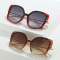 2023 New Fashion Luxury Metal Square Frame Sunglasses Oversize Sun Glasses for Female Party Shades