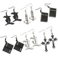 Jewelry Accessories Black Notebook Death Notes L Pendant Anime Earring