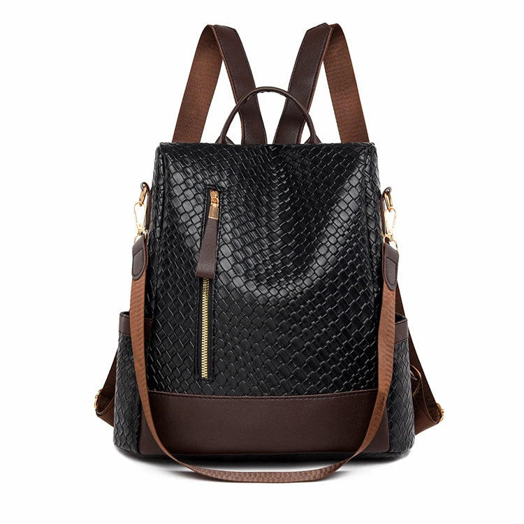 Teen Girls Fashion Leather Backpack Back for Middle School