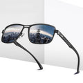 Classical Luxury Tr90 Metal Sunglasses Retro Square Men'S Metal Driving Sun Glasses Polarized Sunglasses Men