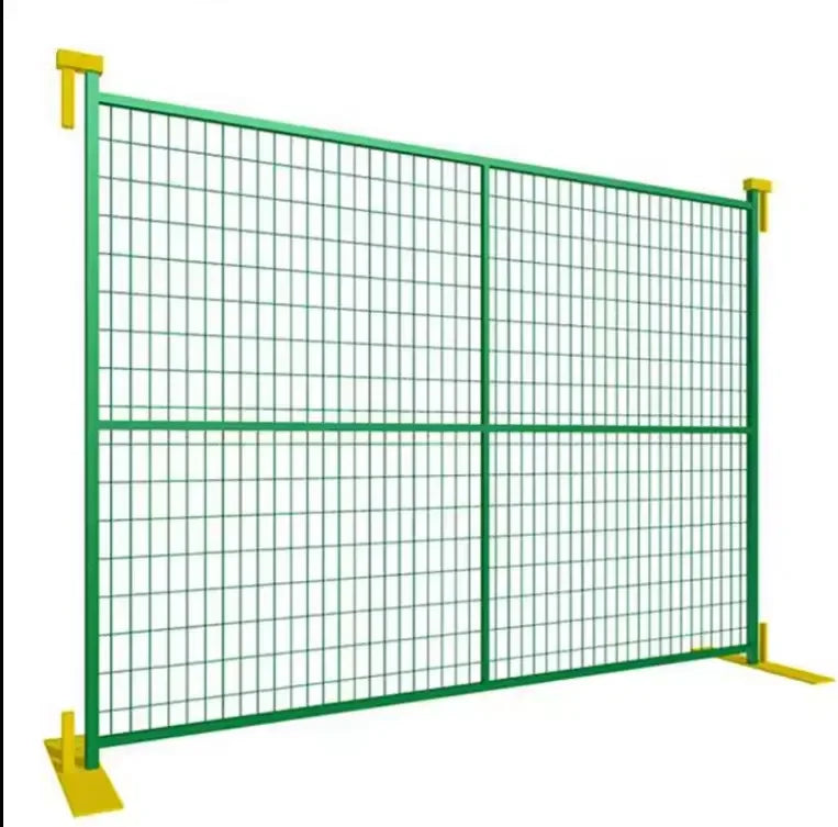 Welded Temporary Security Fence ISO 9001 Certified Industrial Style Construction Site Swimming Pool Farm Nature 3D Modeling