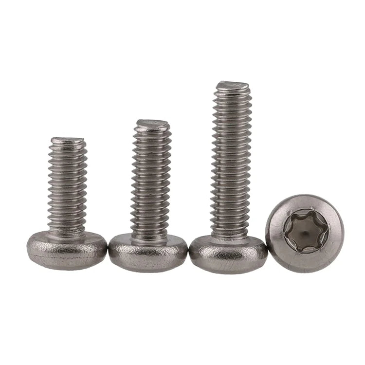 M2.5 M3 M4 M5 M6 M8 Ss304 316 Stainless Steel Torx Button Pan Head Machine Screws