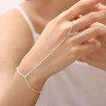 SC Hot Selling Fashionable Gold Plated Rings Enduring Stainless Steel Rings Minimalist Designed Hand Chain for Women