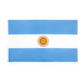 JOHNIN FLAG 100% Polyester Silk Screen Printed Soft Pantone Color EN-71 AZO FREE Certified 3X5FT Argentina Flag