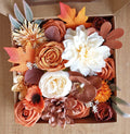 A-1229 Wholesale Centerpiece Arrangement Combination Artificial Flowers Box Bouquets for Home Decoration Foam Flower Gift