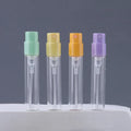 Small Portable Sample Cosmetic Packaging 2ml 2.5ml Crimp Colored Perfume Spray Bottle Perfume Sample Glass Bottle