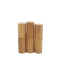 Empty Eco-friendly Wooden Mini 5g Bamboo Tube Natural Bamboo Tube Packaging for Lip Balm Lip Gloss