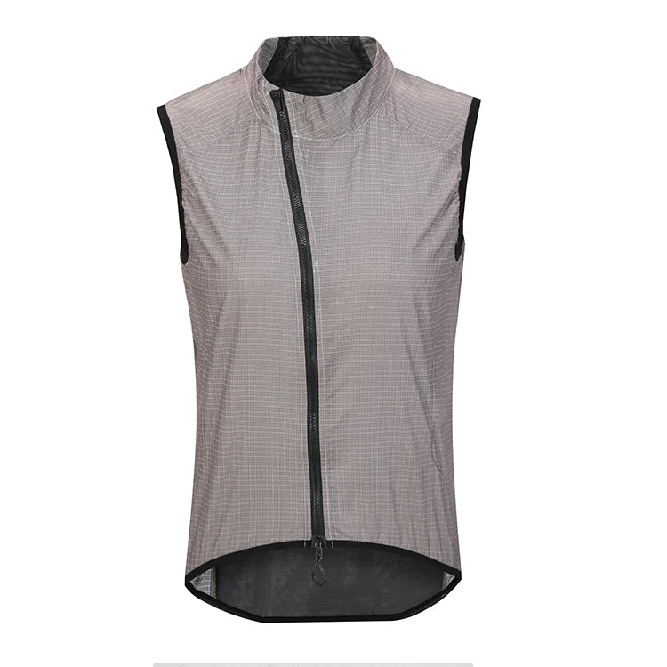 High Lightweight Quick Dry Breathable Seamless Windproof Cycling Gilet Vest Reversible OEM Road Bike Jerseys Plus Size Adults