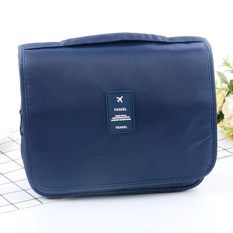 Waterproof Makeup Cosmetic Bag Cosmetic Organizer Hanging Toiletry Bag Portable Travel Toiletry Bag with Hook