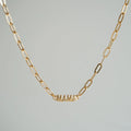 Qiuhan Mama Small Bracelet Necklace Stainless Steel Jewelry Custom Name Mini Set