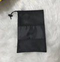 Customized Logo Eco-friendly Silk-screen Printed Nylon Transparent Mesh Packaging Storage for Wholesale Retail Shoes Bag