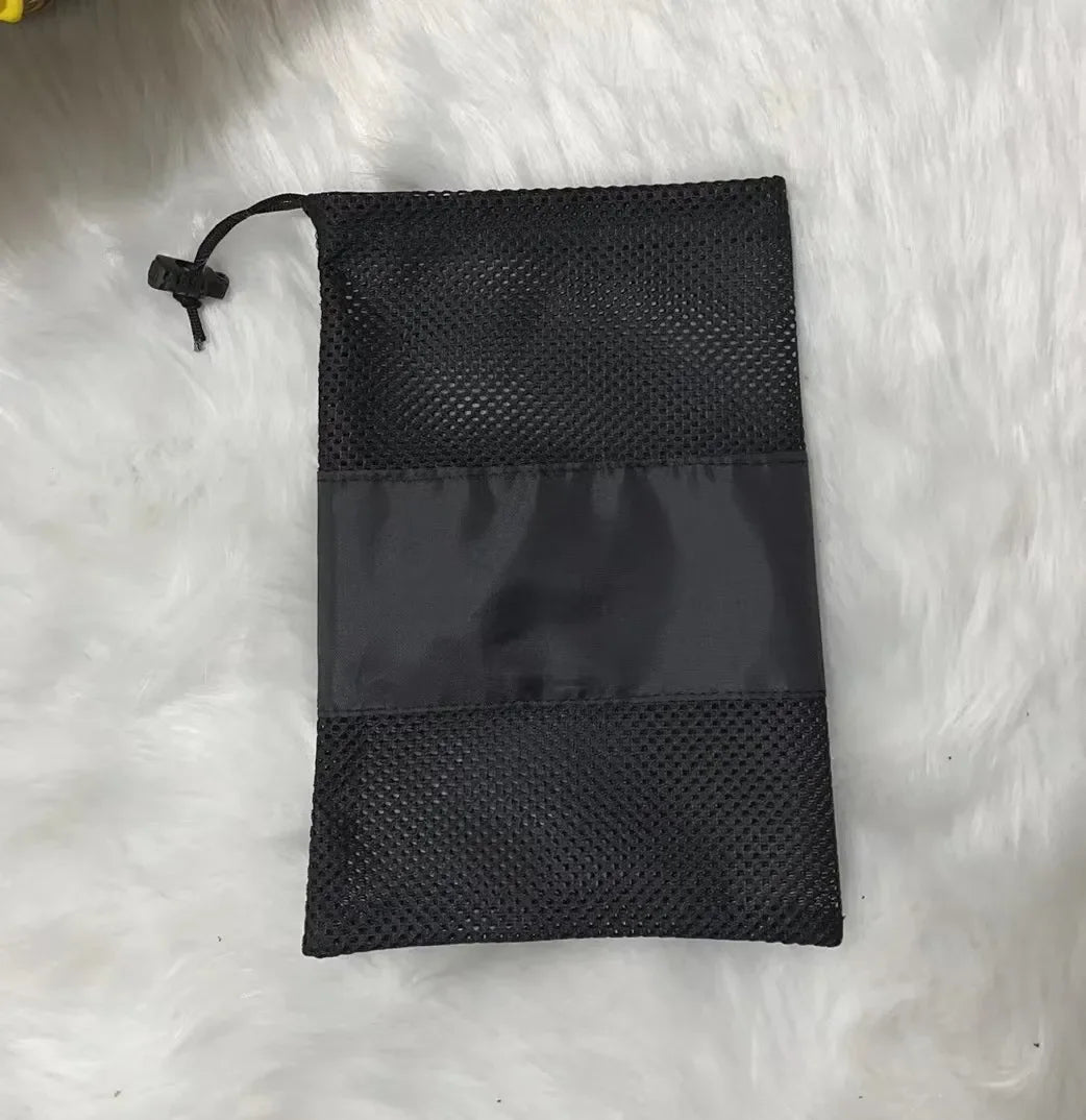 Customized Logo Eco-friendly Silk-screen Printed Nylon Transparent Mesh Packaging Storage for Wholesale Retail Shoes Bag