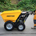 AUSTTER 4 Wheel Driving Type  Petrol Gasoline Wheelbarrow Mini Dumper With Ducar / Lifan / Loncin Gasoline Engine