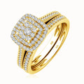 Fine Jewelry Engagement Moissanite Diamond Women Luxury Silver 925 Wedding Rings Couple Set