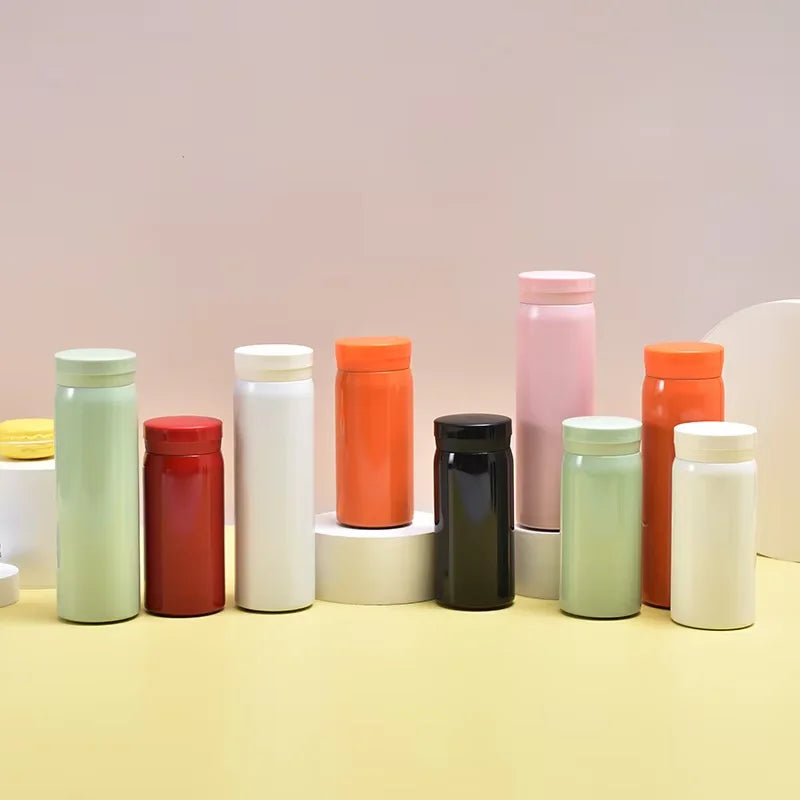 W81Cheap Custom logo Flasks 200ml Vacuum 304 Stainless Steel Insulated Water Bottle Double Wall Vacuum Thermos Flasks Bottle