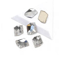 YANRUO 3265 All Sizes Clear Cosmic Sew on Rhinestones Flat Back Rhinestones Sew on Crystals for Wedding Dress Decoration