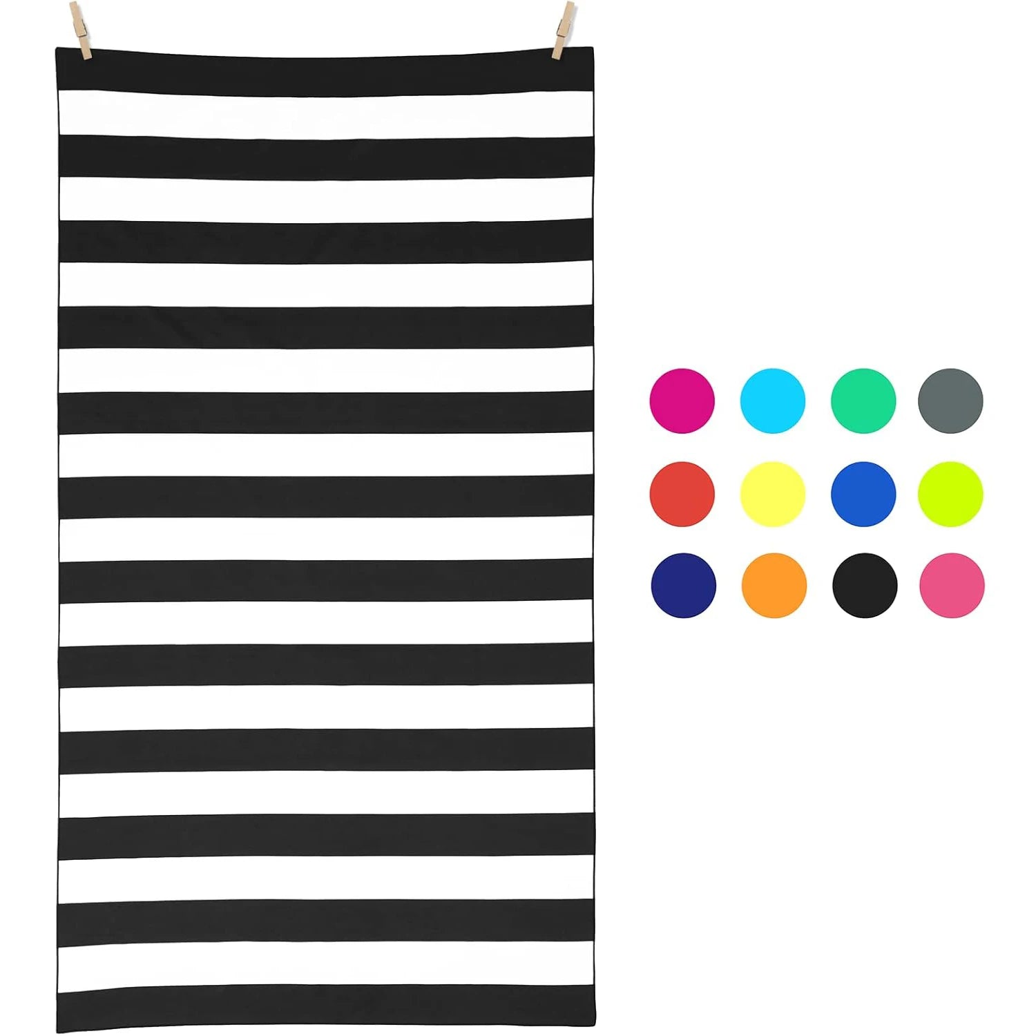 Custom Logo Recycled Microfiber Towel Quick Dry and Sand Proof with Novel Pattern for Gym and Beach Swimming/Bath Use