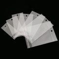 100pcs Various Transparent Self Adhesive Seal Plastic Bags OPP Bag Hang Hole Storage Jewelry Package Sticker Bag