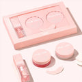 Vegan Cruelty Free Private Label Lip Care Set Wholesale Pink Lip Balm and Scrub Trio Treatment Oil Lip Care Kit