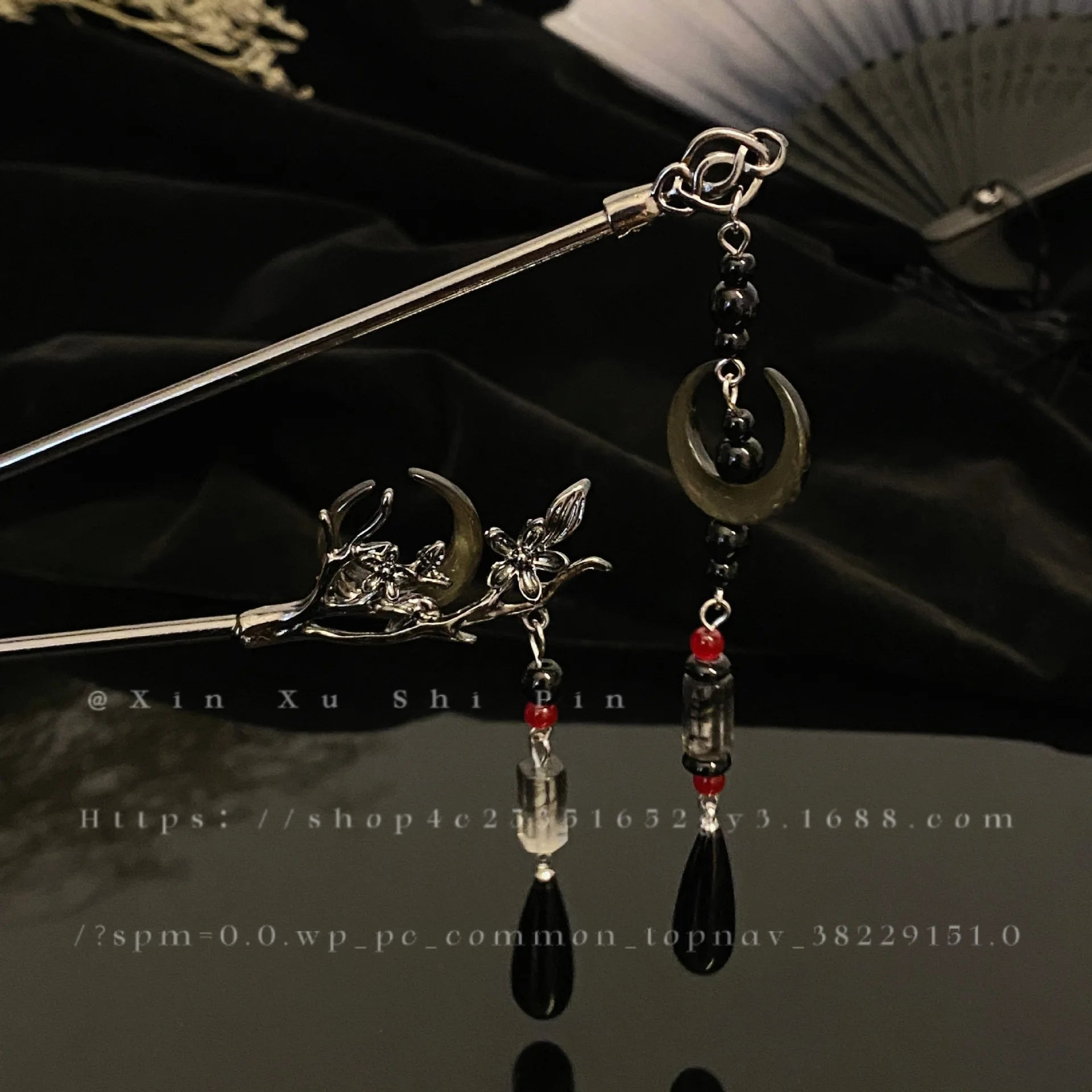 Vintage Wood Tassel Step Shaking Hairpin Chopstick Hair Stick Ancient Style Hair Ornament Headdress Accessories Hair Pins