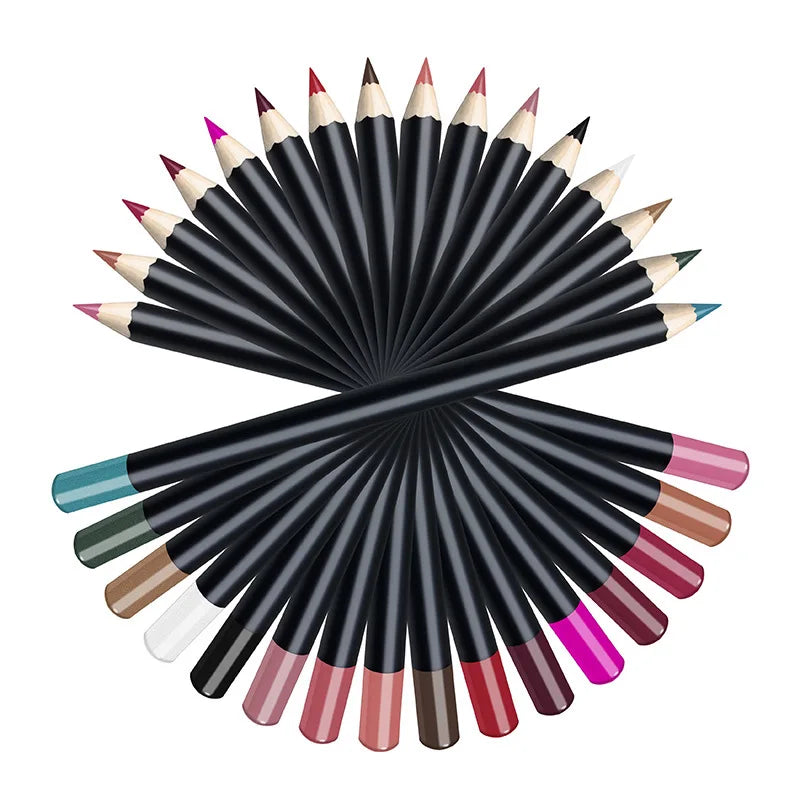 2in1 Waterproof Lipliner and Liptint Smudge Proof Lip Liner Tint Long Lasting Delineador De Labios Vegan Lip Liner Private Label