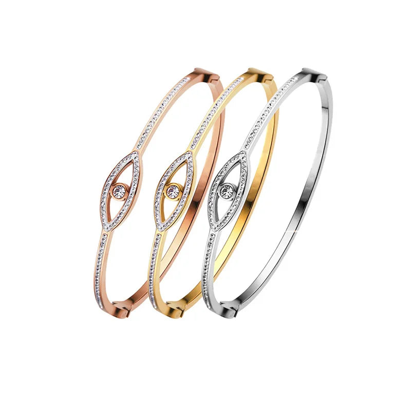 Fantastic Turkish Eye Bangle Bracelet Crystal Eye Bracelet for Women