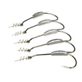 Synnex Fishing Lead Jig Heads Hooks-Jigging Lure with Mustad Hook Flash Light Combo Set for All Saltwater Ocean Beach Fishing