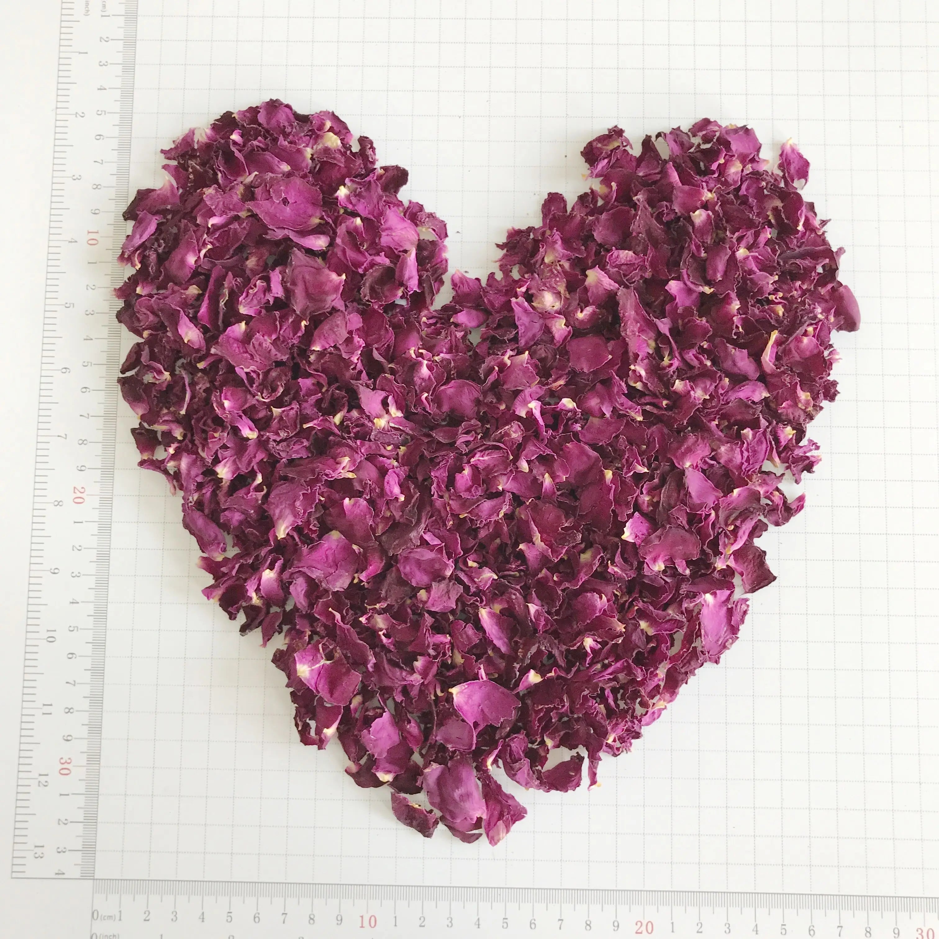 WD09 Dianhong Rose Petals Wholesale Soft Real Preserved Dry Rose Petals
