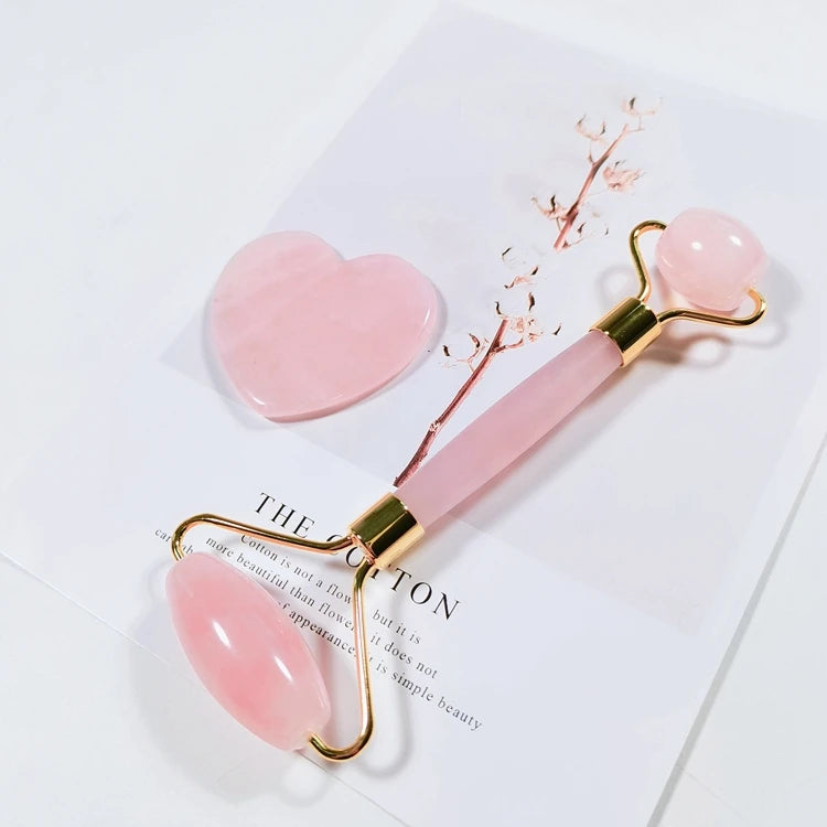 Crystals New Product Facial Anti-Aging Jade Beauty Skincare Tool Roller Rose Quartz HZ Jade Roller